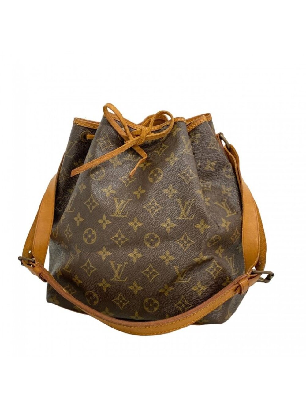 Louis Vuitton Shoulder Bag Monogram Petit Noe Brown